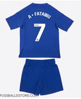 Günstige Leicester City Issahaku Fatawu #7 Heimtrikotsatz Kinder 2025-26 Kurzarm (+ Kurze Hosen)